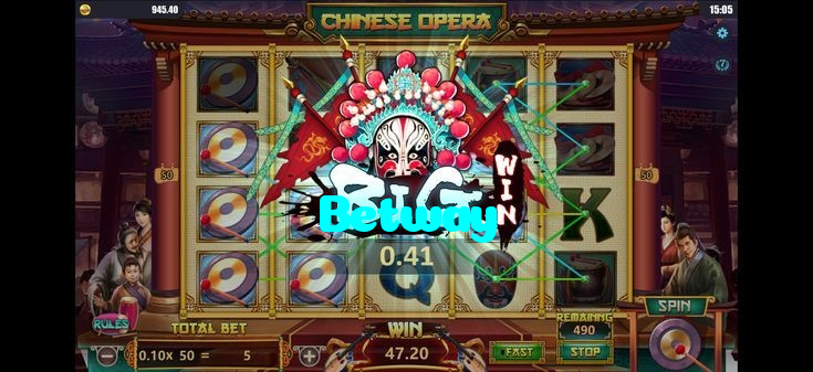 Betway casino presented on mobile device in Pakistan with slots and live games