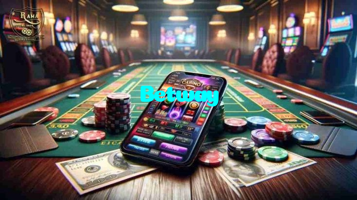 Betway casino presented on mobile device in Pakistan with slots and live games